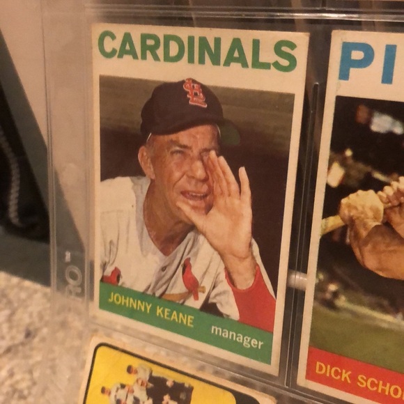 1960s Baseball Cards Red Sox Senators Colts Cardinals Indians As Pirates Topps - Picture 7 of 14